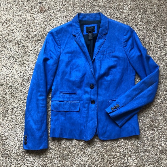 J.Crew schoolboy blazer in peacock blue - Picture 2 of 6